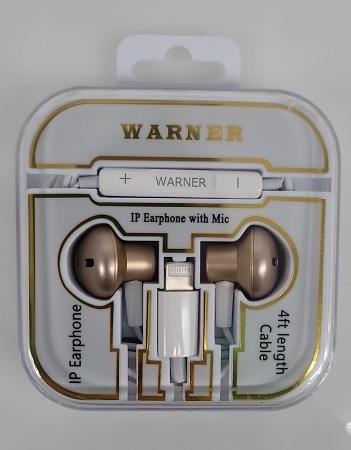 WARNER iPHONE HEADPHONES iPHONE PLUG