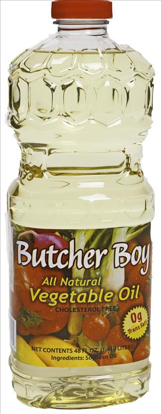 VEGETABLE OIL BUTCHER BOY 48OZ(MADE WITH SOYBEAN OIL)