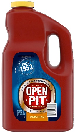OPEN PIT BBQ SAUCE - ORIGINAL - 4/156OZ**AVAILABLE BY SPECIAL ORDER AND EMAIL ONLY, ALLOW 21 DAYS LEADTIME**