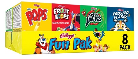 KELLOGG'S CEREAL FUN PAK**AVAILABLE BY SPECIAL ORDER AND EMAIL ONLY, ALLOW 21 DAYS LEADTIME**