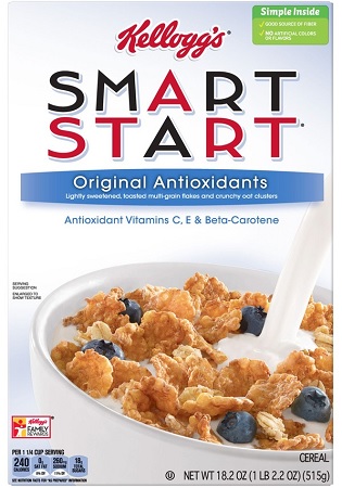 KELLOGG'S SMART START CEREAL 18.2OZ**AVAILABLE BY SPECIAL ORDER AND EMAIL ONLY, ALLOW 21 DAYS LEADTIME