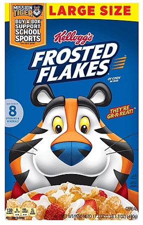 FROSTED FLAKES CEREAL 17.3OZ**AVAILABLE BY SPECIAL ORDER AND EMAIL ONLY, ALLOW 21 DAYS LEADTIME