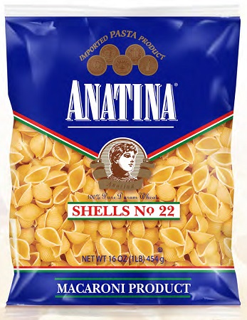 ANATINA PASTA SHELLS 16oz