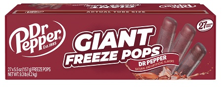 DR PEPPER GIANT FREEZE POPS27/5.5OZ