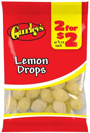 GURLEY'S 2/$2 LEMON DROPS 2.5OZ