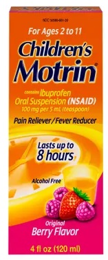 J&J MOTRIN CHILDREN'S BERRY 4OZ**AVAILABLE BY SPECIAL ORDER AND EMAIL ONLY, ALLOW 21 DAYS LEADTIME**