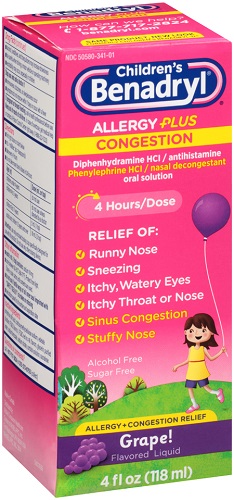 J&J BENADRYL CHILD LIQ. GRAPE**AVAILABLE BY SPECIAL ORDER AND EMAIL ONLY, ALLOW 21 DAYS LEADTIME**