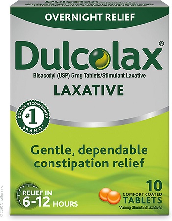 DULCOLAX TABLETS 5MG 10CT**AVAILABLE BY SPECIAL ORDER ONLY, ALLOW 21 DAYS LEADTIME**