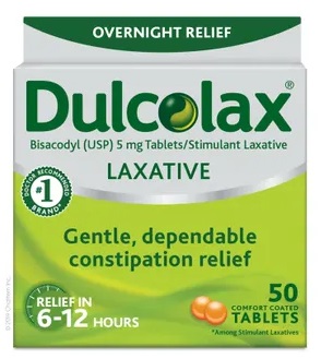 DULCOLAX TABLETS 5MG 50CT**AVAILABLE BY SPECIAL ORDER ONLY, ALLOW 21 DAYS LEADTIME**