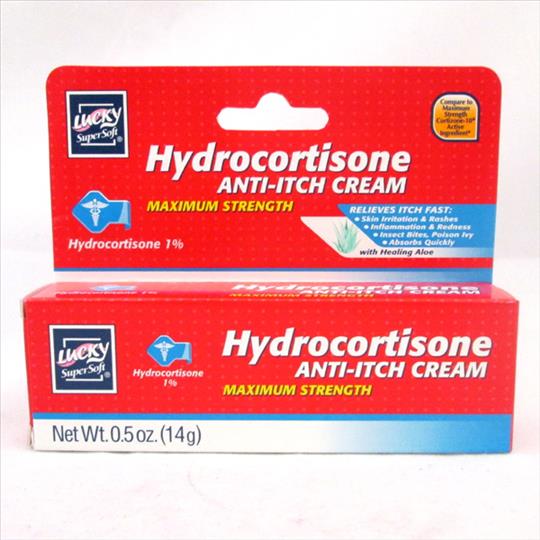 LUCKY HYDROCORTISONE 1%CREAM 0.5OZ