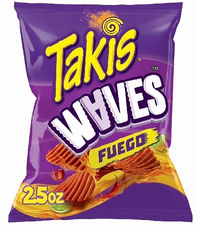 TAKIS WAVES FUEGO POTATO CHIP 2.5OZ