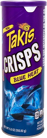 TAKIS *CRISPS* BLUE HEAT CAN (5.5OZ)