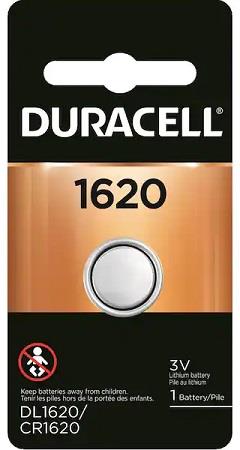 DURACELL LITHIUM COIN #1620 (1PK)    (MSRP $6.99)**AVAILABLE BY SPECIAL ORDER ONLY, ALLOW 14 DAYS LEADTIME**