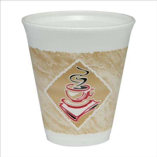 FOAM COFFEE CUPS HOT / COLD 12OZ(16OZ LID--LID#16EL, 16RCL, 16UL, 16SL)