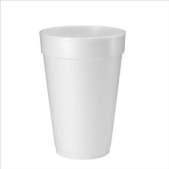 FOAM CUPS HOT/COLD 16OZ #16J16(16OZ LID---LID#16EL, 16RCL, 16UL, 16SL)