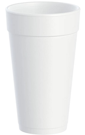 FOAM CUPS HOT/COLD -20OZ     (LID#16EL, 16RCL, 16UL, 16SL)