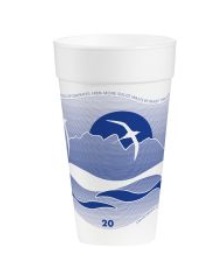 FOAM CUPS HOT/COLD -20OZ (HORIZON) -- (LID#16EL, 16RCL, 16UL, 16SL)**AVAILABLE BY SPECIAL ORDER AND EMAIL ONLY, ALLOW 21 DAYS LEADTIME**