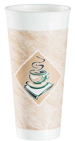 FOAM COFFEE CUPS HOT/COLD 24OZ