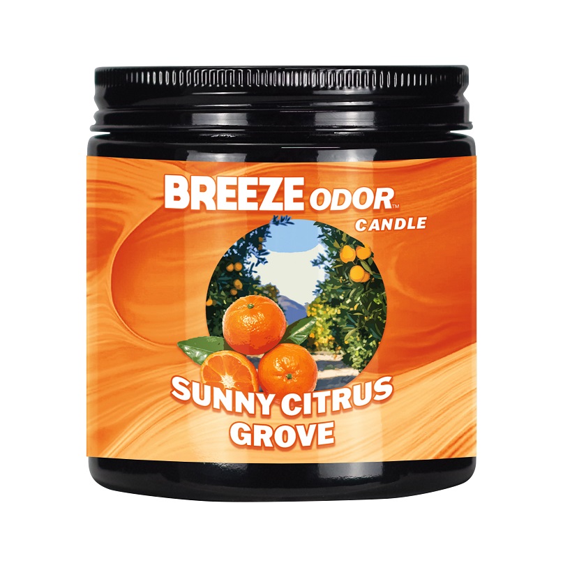 BREEZE ODOR CANDLE SUNNY CITRUS GROVE13oz CANDLE