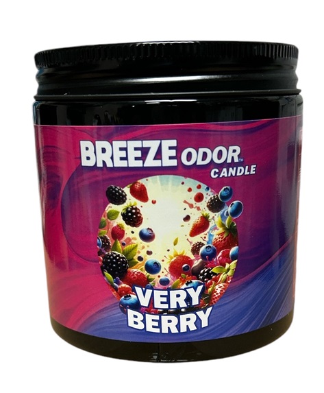 BREEZE ODOR CANDLE VERY BERRY13oz CANDLE