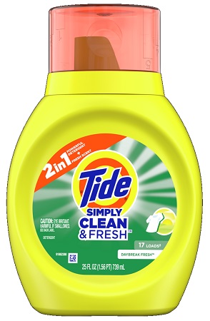TIDE SIMPLY LIQ. CLEAN & FRESH 25OZ