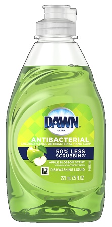 DAWN DISH LIQUID SOAP 12/7.5ozANTI-BACTERIAL APPLE BLOSSOM