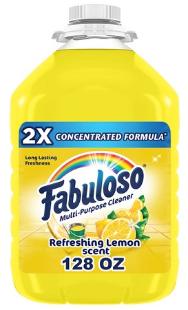 FABULOSO 128OZ LEMON**AVAILABLE BY SPECIAL ORDER AND EMAIL ONLY, ALLOW 14 DAYS LEADTIME**
