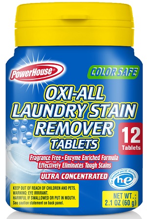 POWERHOUSE OXI ALL LAUNDRY TABLETS 12CT