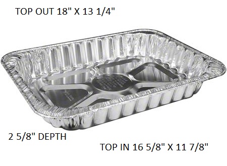 ROASTING PAN RECTANGLE 100CT(LID #350DL)