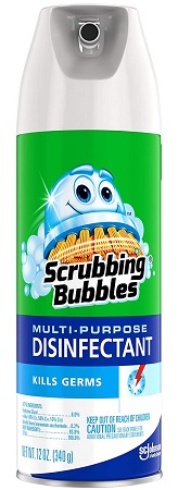 SCRUBBING BUBBLES MULTI-PURPOSE DISINFECTANT 12OZ*$6.00 OFF PER CASE - WHILE INVENTORY LASTS*
