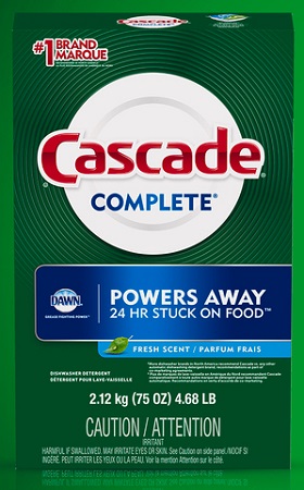 ASCADE COMPLETE 75OZ DISHWASHER DETERGENT  POWDER**AVAILABLE BY SPECIAL ORDER ONLY, ALLOW 21 DAYS LEADTIME