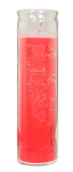 CANDLE RELIGIOUS 12CTPLAIN RED (8.1OZ)