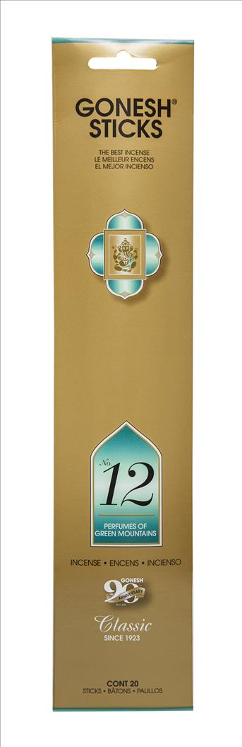 INCENSE GONESH 4CT/20 STICKS#12