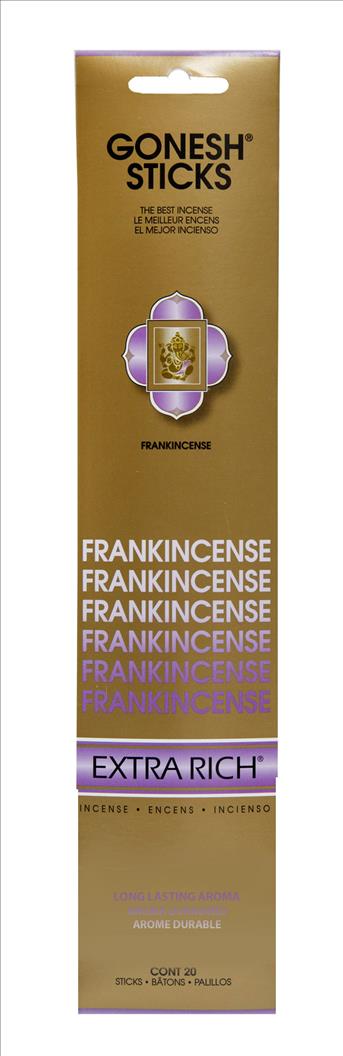 INCENSE GONESH 4CT/20 STICKSFRANKINCENSE