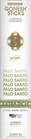 INCENSE GONESH 4CT/20 STICKSPALO SANTO