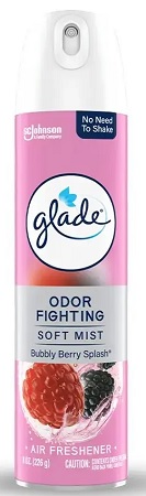 GLADE SPRAY BUBBLY BERRY 8OZ
