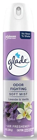 GLADE SPRAY LAVENDER & VANILLA 8OZ
