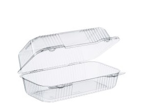 PLASTIC CLEAR RESTAURANT MEDIUM CONTAINER9