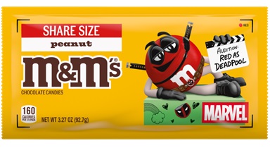 M&M'S PEANUT *MARVEL* KING 3.27OZ