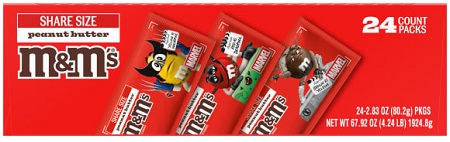 M&M'S PEANUT BUTTER KING *MARVEL* KING 2.83OZ