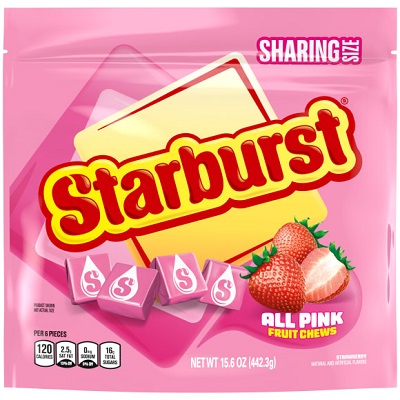 STARBURST ALL PINK POUCH 15.6OZ