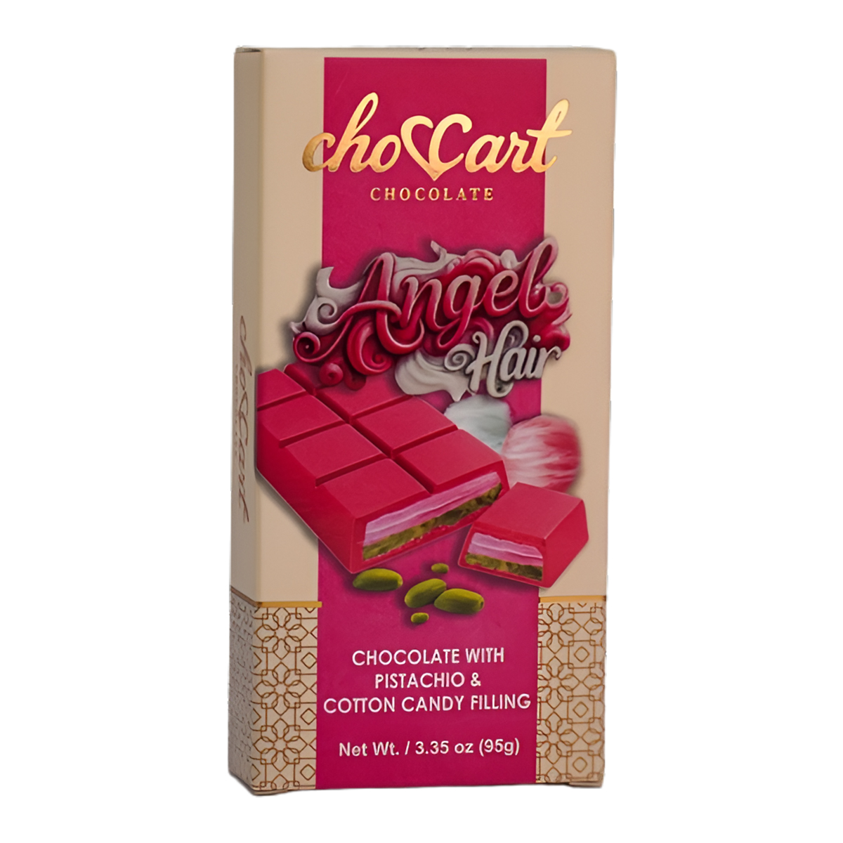 CHOCCART DUBAI CHOCOLATE BAR - COTTON CANDY