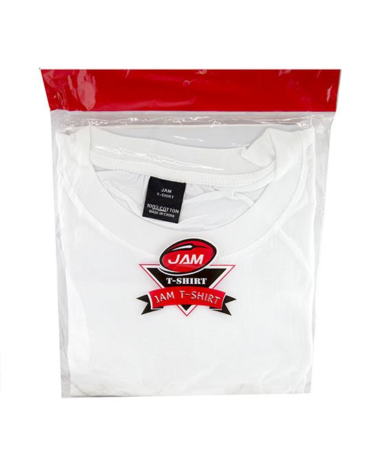 T-SHIRT WHITE WRAP 6XL