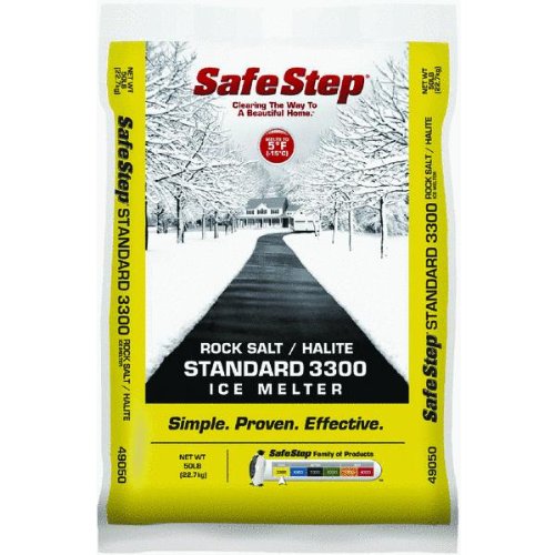 ROCK SALT SAFE STEP 50 LBS**BY PALLET ONLY--49 BAGS**