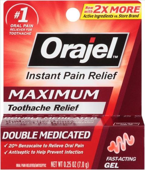 ORAJEL MAX STRENGTH 0.25OZ