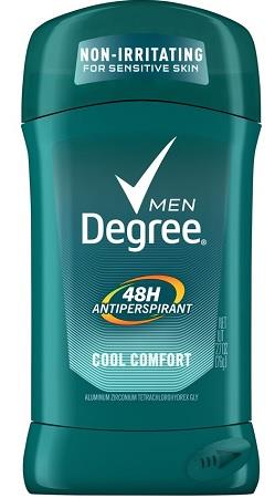 DEGREE FOR MEN COOL COMFORT 2.7OZ