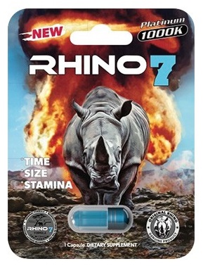 RHINO 7 CAPSULE MALE ENHANCEMENT**$3.00 OFF MAY PROMOTION**