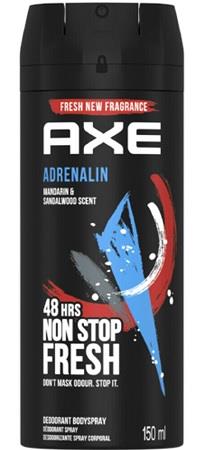 AXE BODY SPRAY 150MLADRENALIN