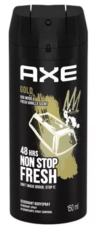 AXE BODY SPRAY 150MLGOLD (OUD WOOD & VANILLA)