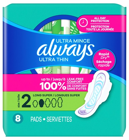 ALWAYS ULTRA THIN #2 LONG SUPER 8/8CT**AVAILABLE 5/01/2026 PREBOOK NOW**
